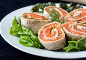 Salmon rollups